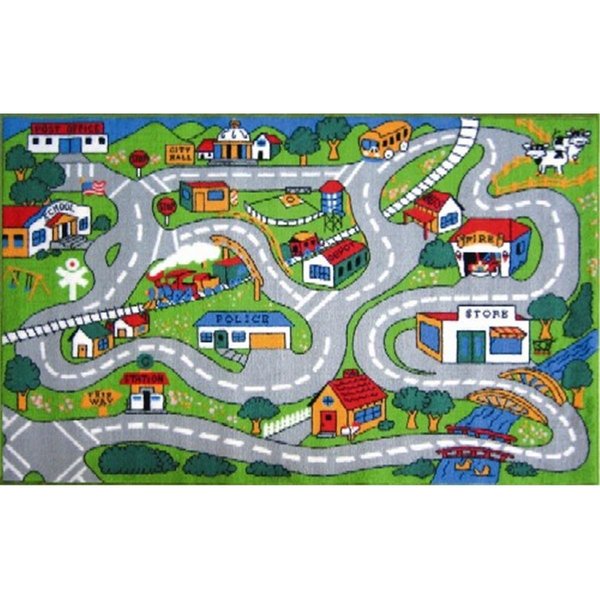 La Rug, Fun Rugs LA Rug Fun Time Collection - Country Fun Rug - 19 x 29 Inch LA326413